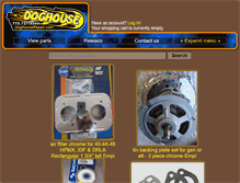 Tablet Screenshot of doghouserepair.com